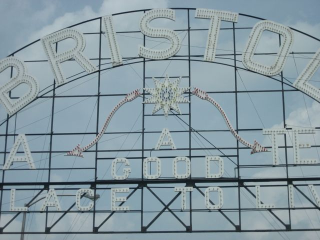 Bristol JP sign close up