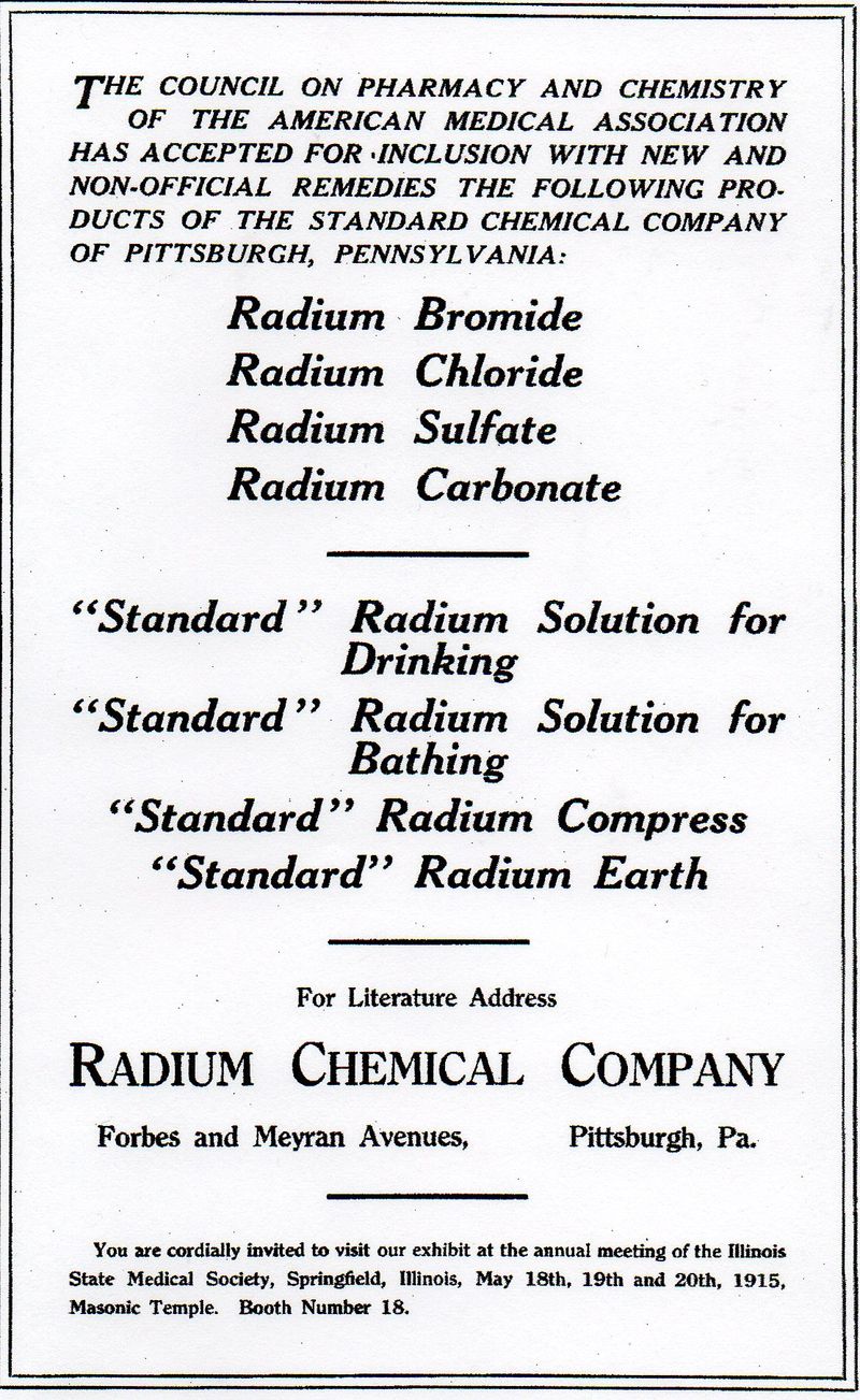 Radium chemical co385