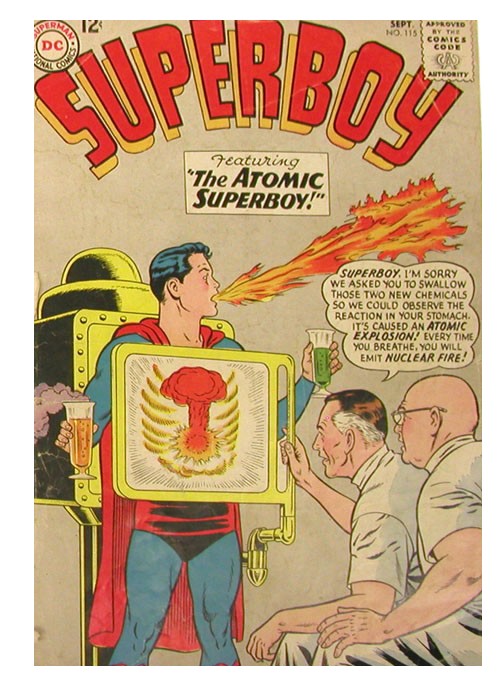 Atomic explos superboy