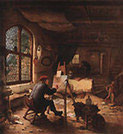 Studio.Adriaen van Ostade (Dutch, 1610-1685), The Artist's Workshop,