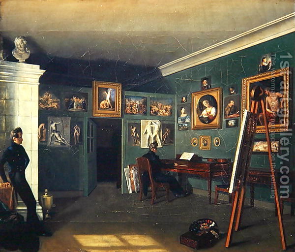 Studio--Kapiton Selentsov, 1890