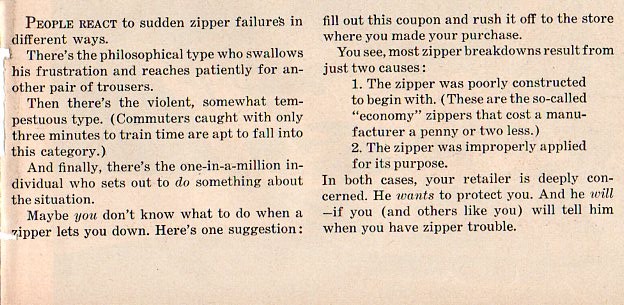 Zipper trouble 2466