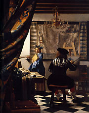 Studio.Johannes Vermeer (Dutch, 1632-1675), Allegory of Painting (The Painter in His Studio),