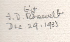 Santa claus FDR sig272