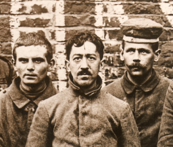 WWI photograph--german prisoners middle069