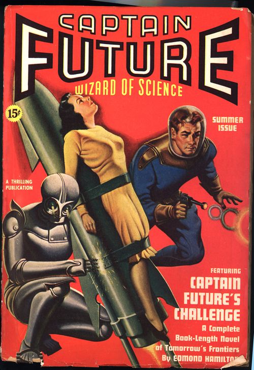 Women in sci fi distress capt future