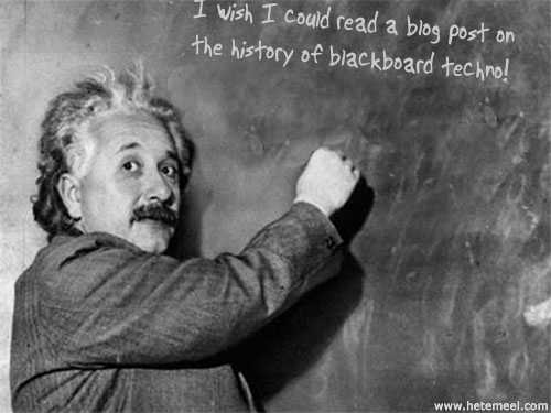 Einstein chalkboard