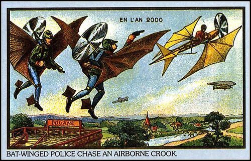 Police flyinh