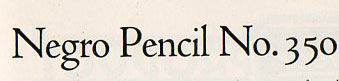 Negro pencil812