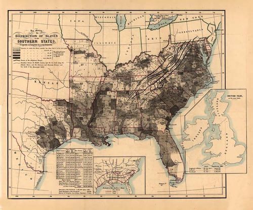 Map slave 1861 Steinwehr
