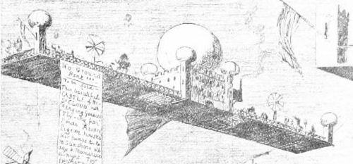 Aviation of the future--castle in sky