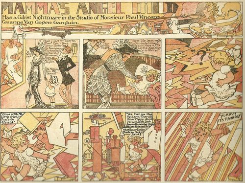 Cubist comics