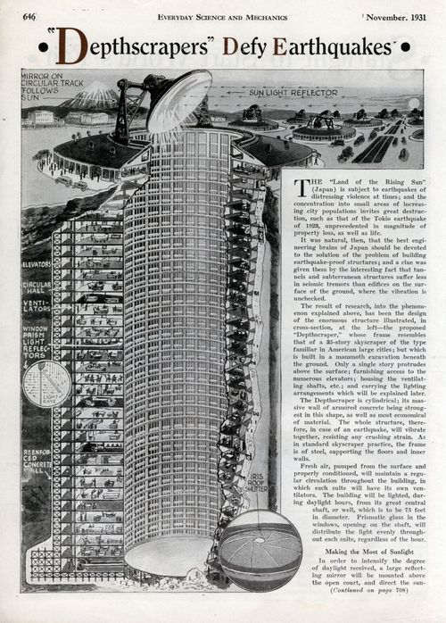 Underground depthscraper