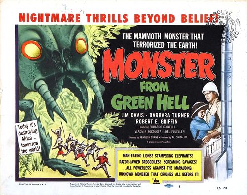 Atomic horror--monster green hell