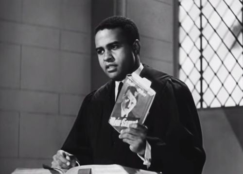 Negro soldier preacher
