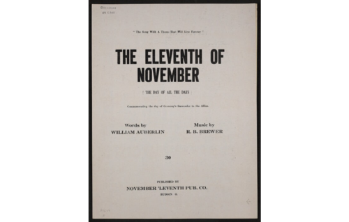 November 11th sheet music