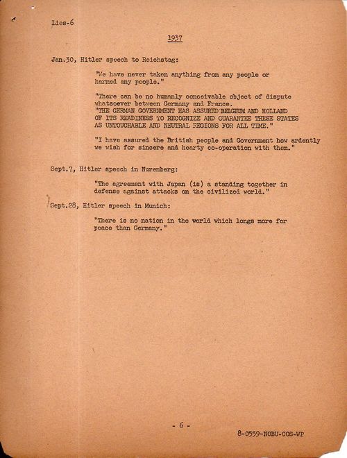 Hitler's lies 6158