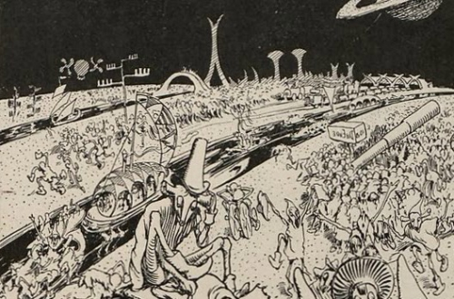 Alien art Jugend 1896 detail
