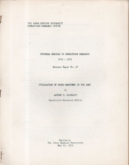 Desegregation 1953