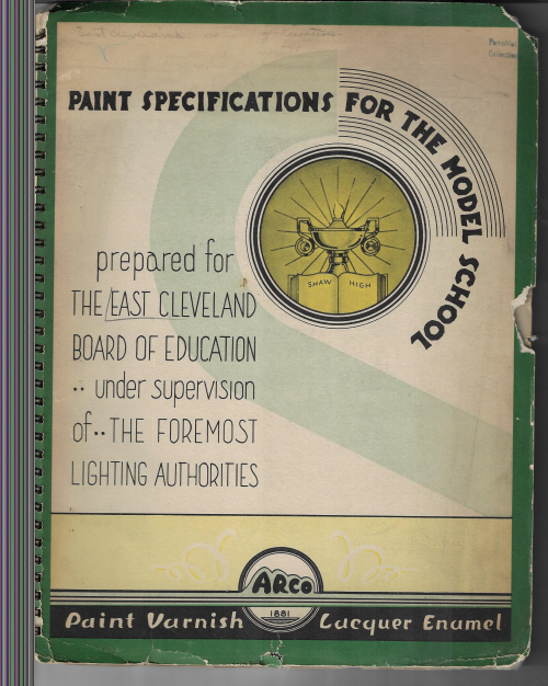 Paint specs cover
