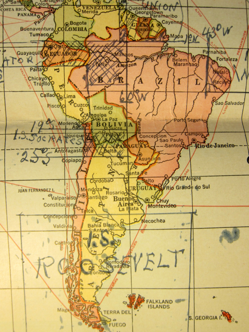 Maps Outsider 1945 S America