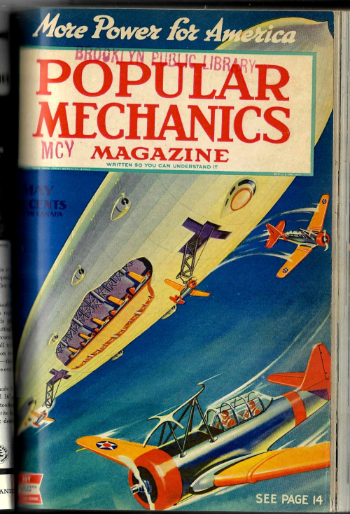 Pop Mech 1942 May dirigible airplanes