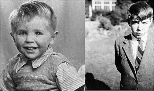 Scientist childhood pics hawking