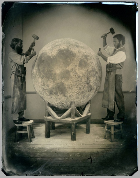 Moon sculpture