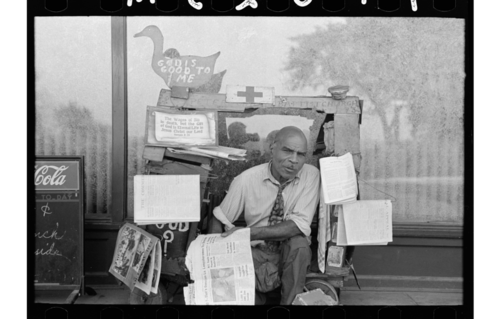 Newsstand--LC--Ruseell Lee Newsstand