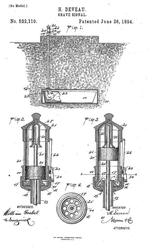 Bed coffin signal