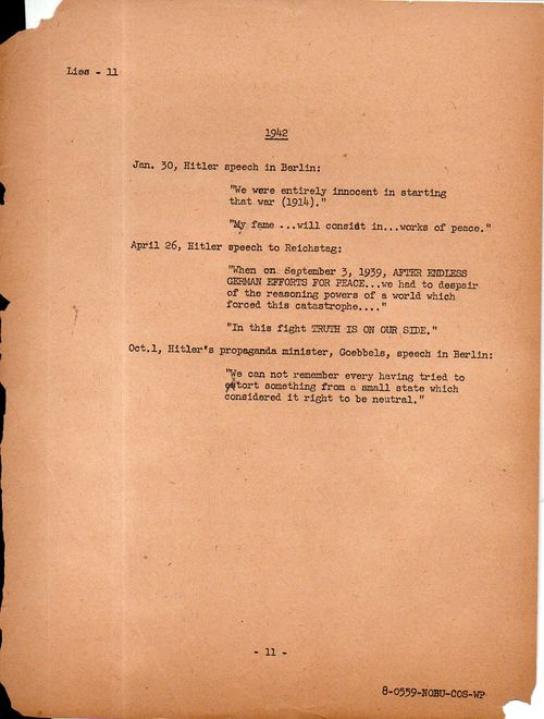 Hitler's lies 11163