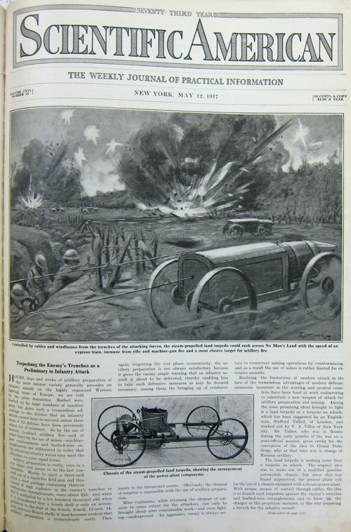 WWI Project land torpedo