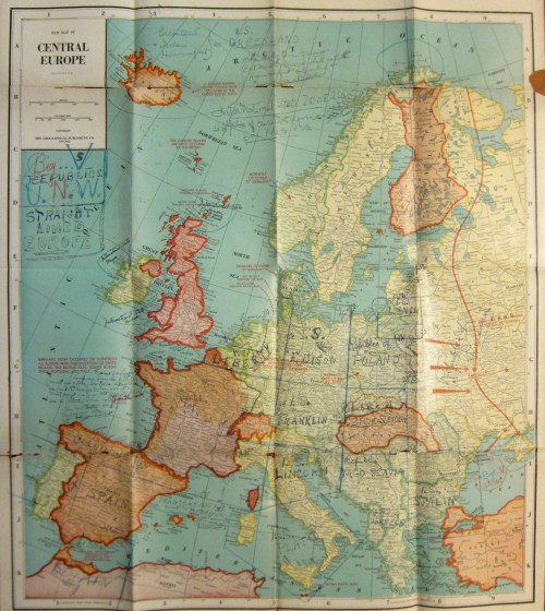 Maps Outsider 1945 EUrope