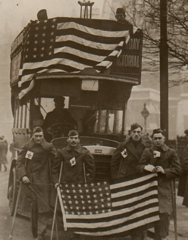 WWI Photography US in London detail