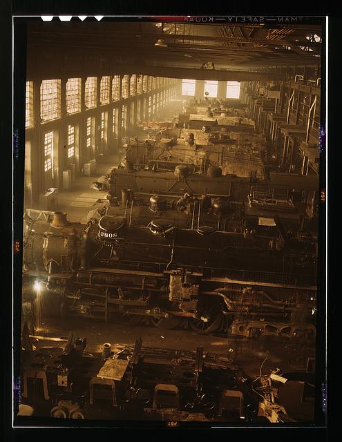 Poster, locomotives