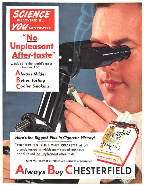 Ciggies eyes of science