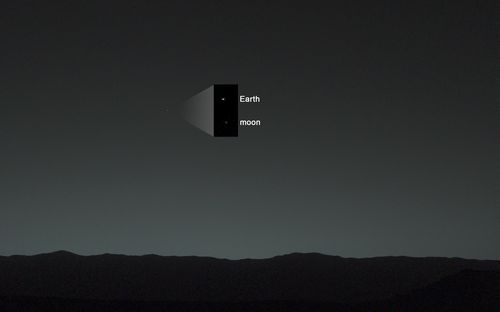 Earth from other planets  modern MArs