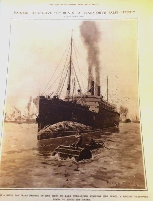 WWI ship camo a