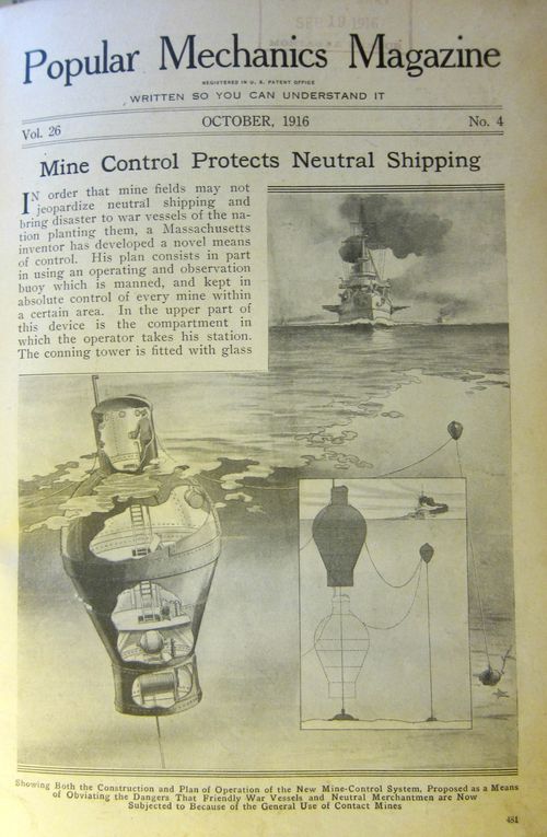 Popular MEchanics--buoy mine