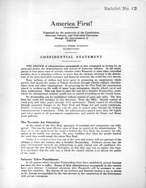 America first one046