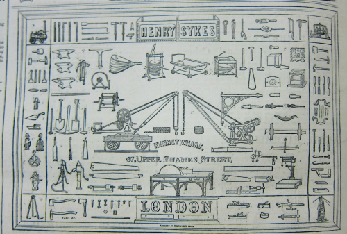 Engineering 1869 Hardware hieroglyphics