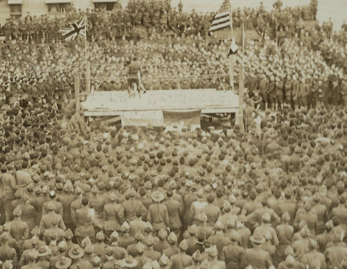 WWI Photo Boxing Photo detail