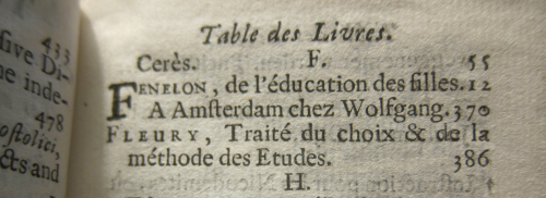 Bibliotheque Universelle 1687