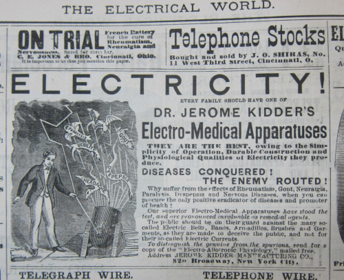 Electricity Electrical world 1884 vol 4  electro medical