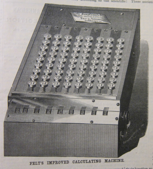 Comptometer detail