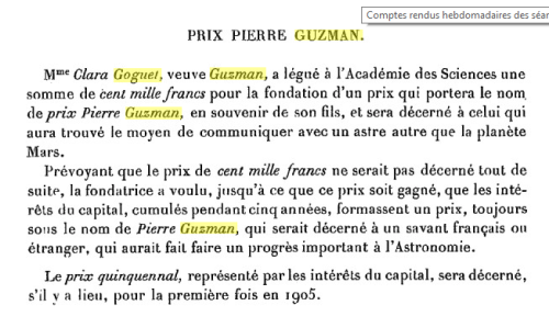 Guzman prize