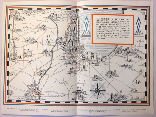 Chicago Maps gas cover