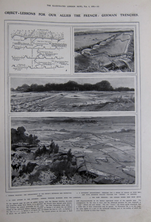 WWI German trenches 