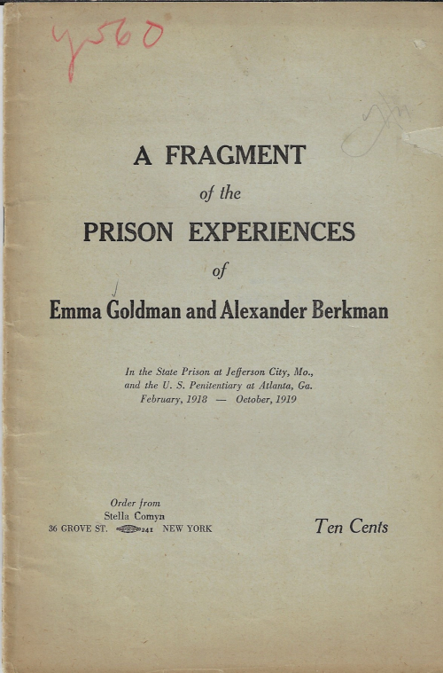 Goldman Emma Alex Berkman 