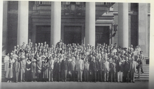 American MAth Monthly 1934 group photo full 